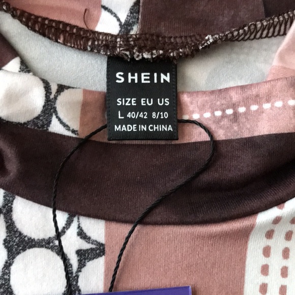 NWT Monogram Top 🤎 Shein L XL - Picture 5 of 5